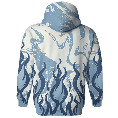 Mid Diffused Blue Grey 1s Hoodie Match BER Burn Fear 3D All-Over Print - NastyJamz
