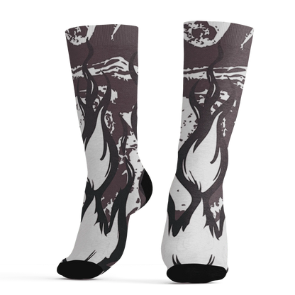 Burgundy-Crush-3s-Socks-Match-BER-Burn-Fear-3D