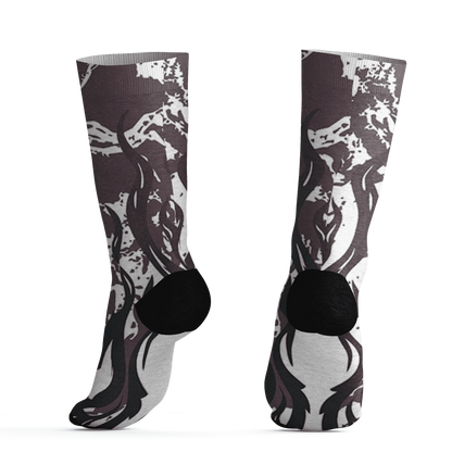 Burgundy-Crush-3s-Socks-Match-BER-Burn-Fear-3D