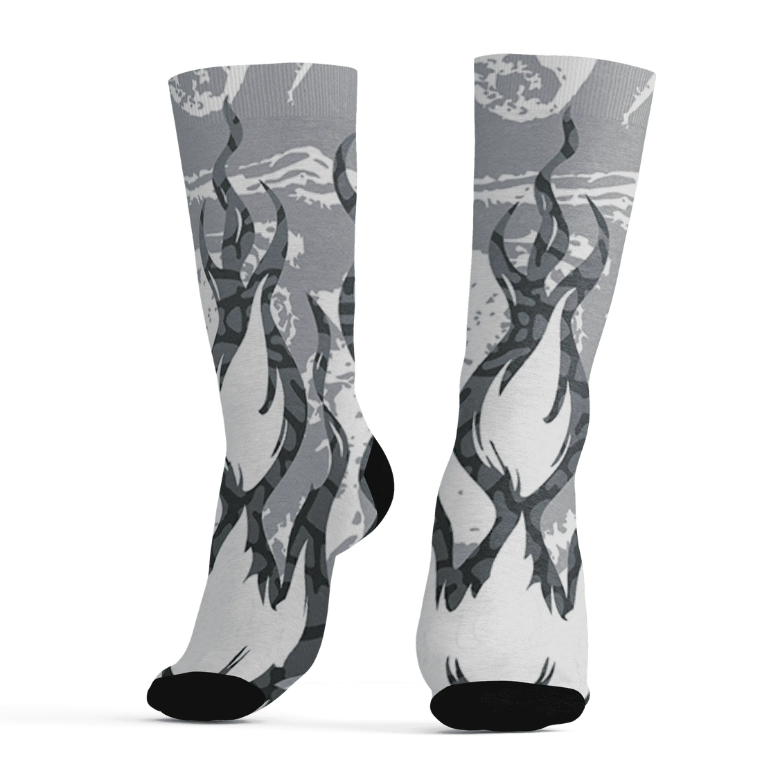 Cement-Grey-3s-Socks-Match-BER-Burn-Fear-3D