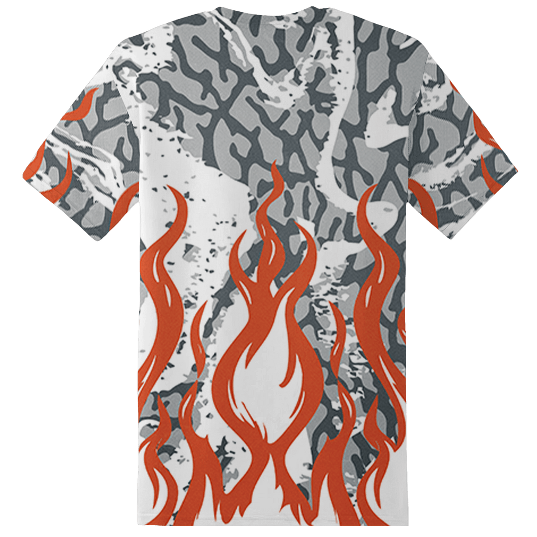 Georgia Peach 3s T Shirt Match BER Burn Fear 3D All-Over Print - NastyJamz
