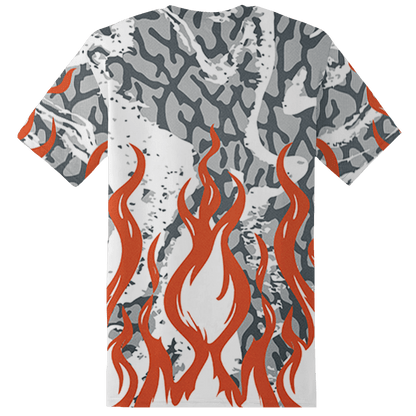 Georgia Peach 3s T Shirt Match BER Burn Fear 3D All-Over Print - NastyJamz