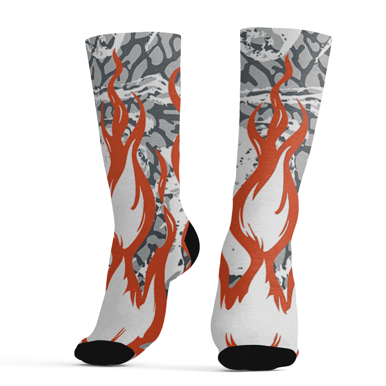Georgia Peach 3s Socks Match BER Burn Fear 3D All-Over Print - NastyJamz