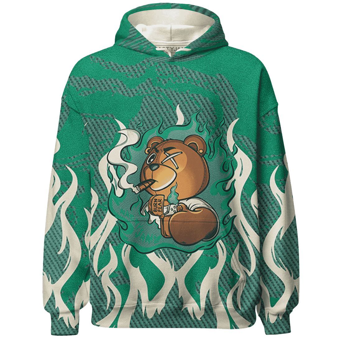 Nina CN Abney 3s Hoodie Match BER Burn Fear 3D All-Over Print - NastyJamz