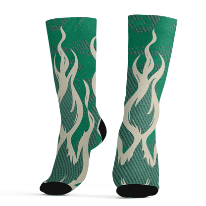 Nina CN Abney 3s Socks Match BER Burn Fear 3D All-Over Print - NastyJamz