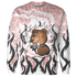 Red Stardust 3s Sweatshirt Match BER Burn Fear 3D All-Over Print - NastyJamz