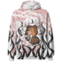 Red Stardust 3s Hoodie Match BER Burn Fear 3D All-Over Print - NastyJamz