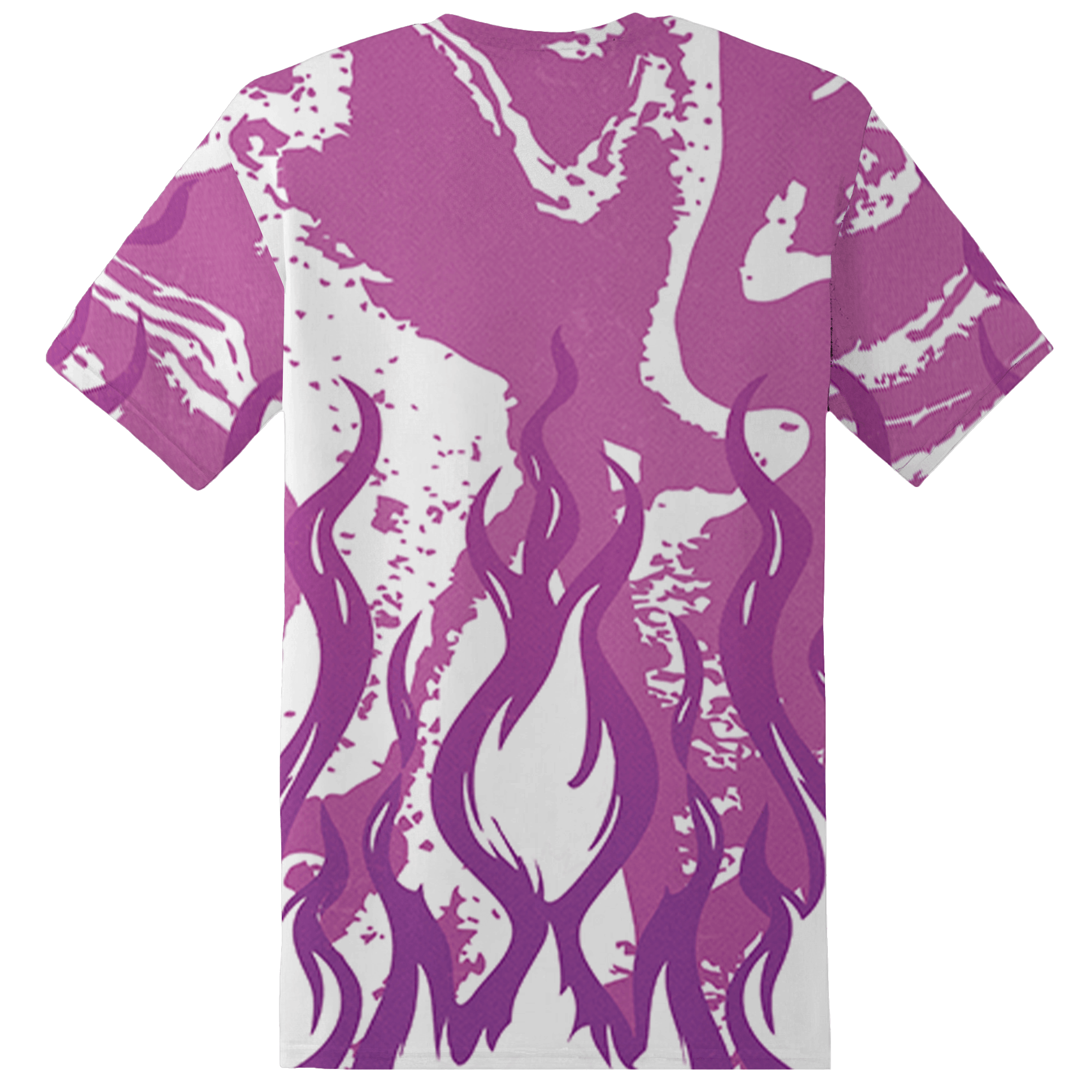 GS Hyper Violet 4s T Shirt Match BER Burn Fear 3D All-Over Print - NastyJamz