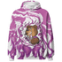 GS Hyper Violet 4s Hoodie Match BER Burn Fear 3D All-Over Print - NastyJamz