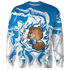 Industrial Blue 4s Sweatshirt Match BER Burn Fear 3D All-Over Print - NastyJamz