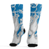 Industrial Blue 4s Socks Match BER Burn Fear 3D All-Over Print - NastyJamz