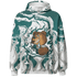 Oxidized Green 4s Hoodie Match BER Burn Fear 3D All-Over Print - NastyJamz