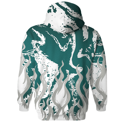 Oxidized Green 4s Hoodie Match BER Burn Fear 3D All-Over Print - NastyJamz