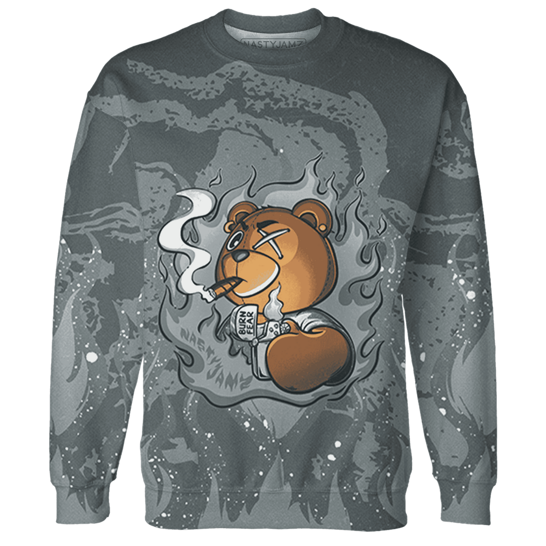 Paris Olympicsss 4s Sweatshirt Match BER Burn Fear 3D All-Over Print - NastyJamz