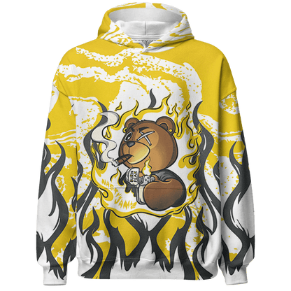 Vivid Sulfur 4s Hoodie Match BER Burn Fear 3D All-Over Print - NastyJamz