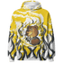 Vivid Sulfur 4s Hoodie Match BER Burn Fear 3D All-Over Print - NastyJamz
