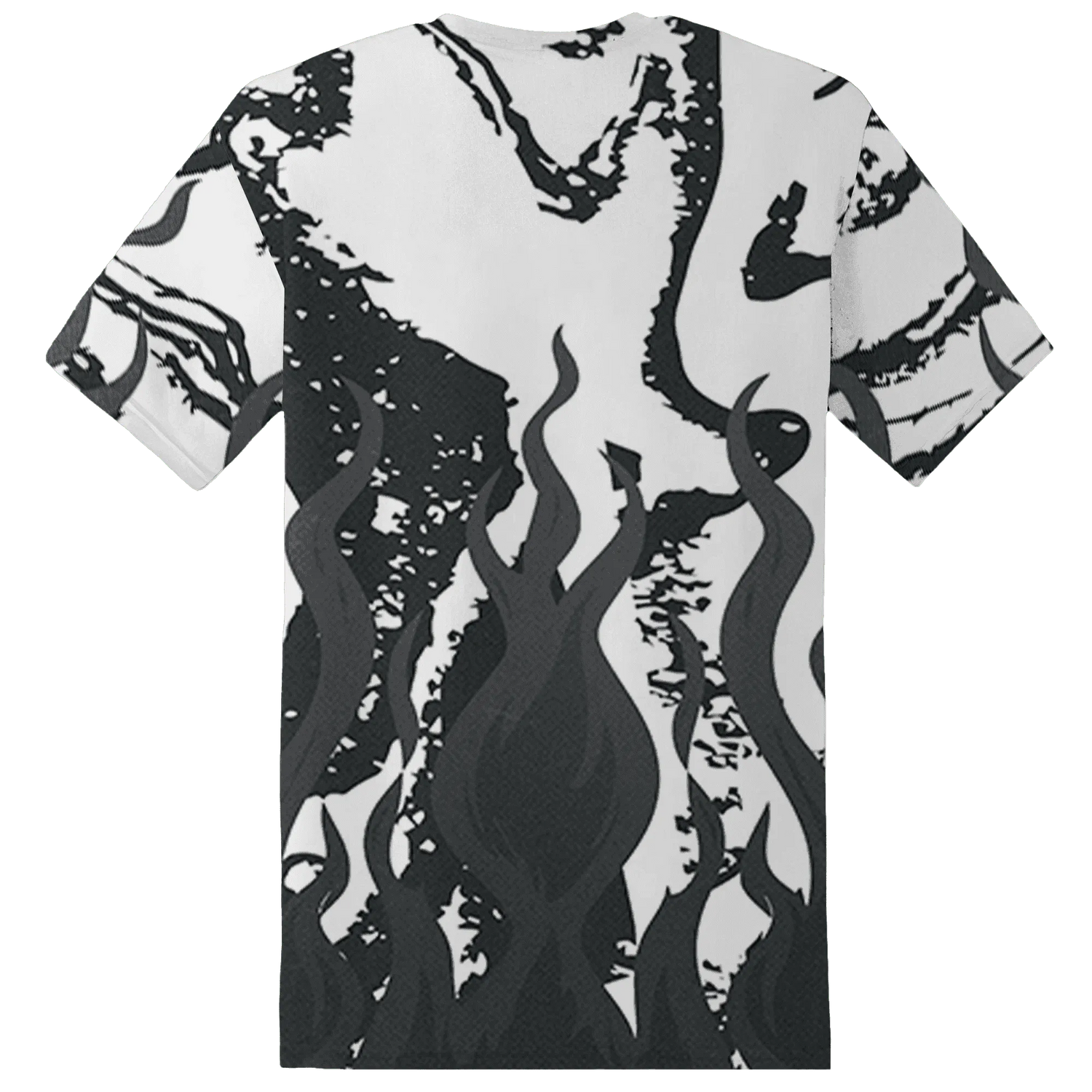 White-Thunder-4s-T-Shirt-Match-BER-Burn-Fear-3D