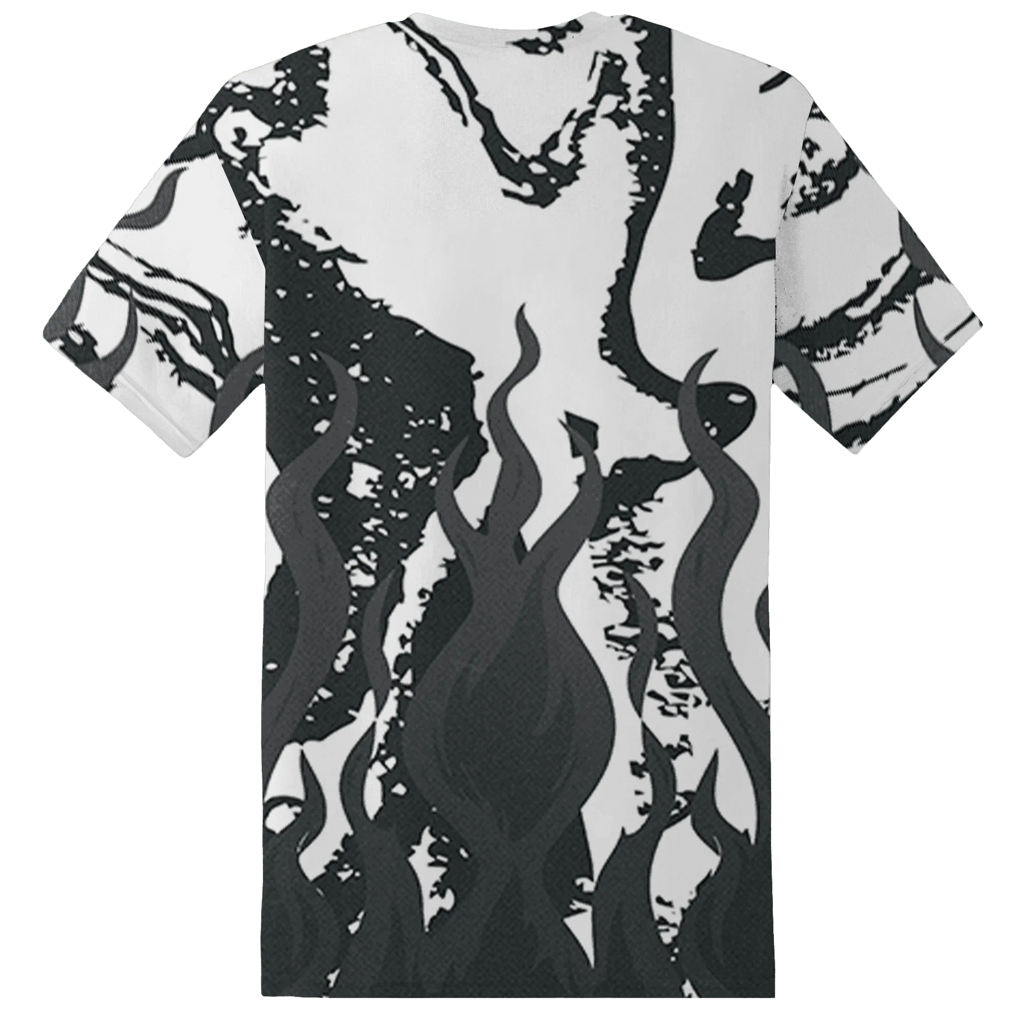 White-Thunder-4s-T-Shirt-Match-BER-Burn-Fear-3D