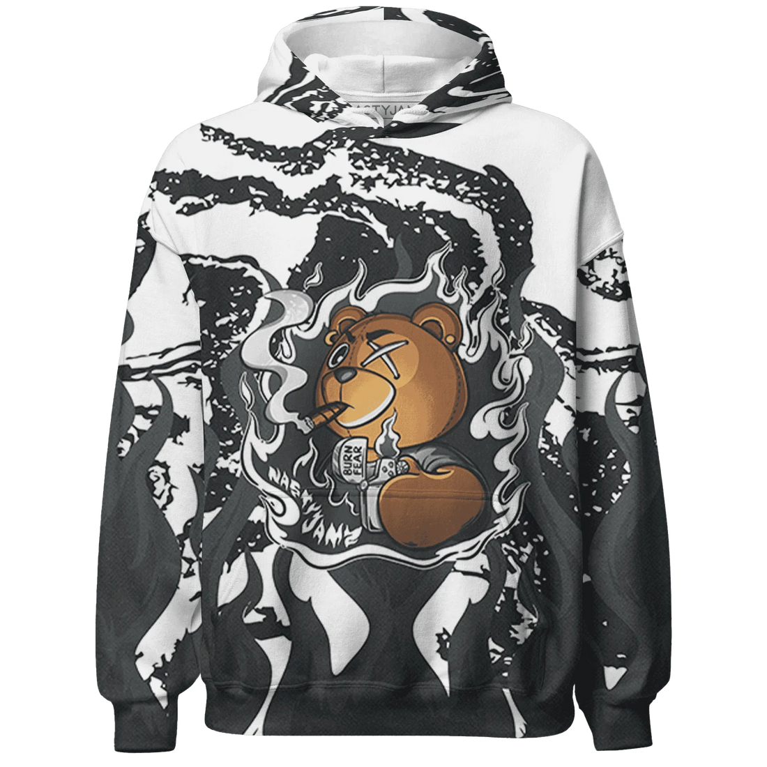 White-Thunder-4s-Hoodie-Match-BER-Burn-Fear-3D