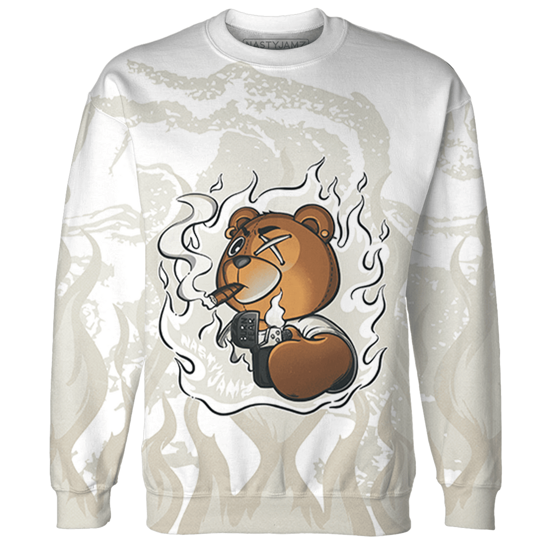 SE Sail 5s Sweatshirt Match BER Burn Fear 3D All-Over Print - NastyJamz