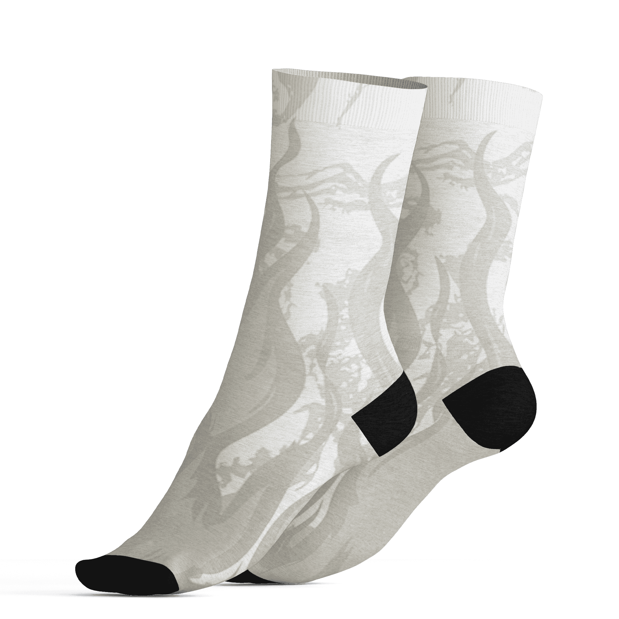 AJ 5 SE Sail Socks Match BER Burn Fear 3D All-Over Print - NastyJamz