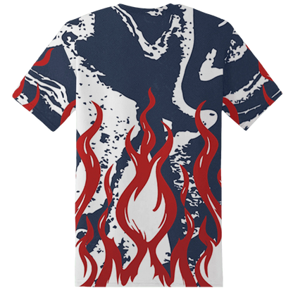 White-Navy-6s-T-Shirt-Match-BER-Burn-Fear-3D