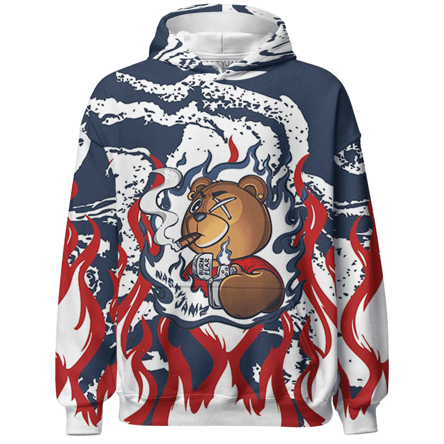 White-Navy-6s-Hoodie-Match-BER-Burn-Fear-3D