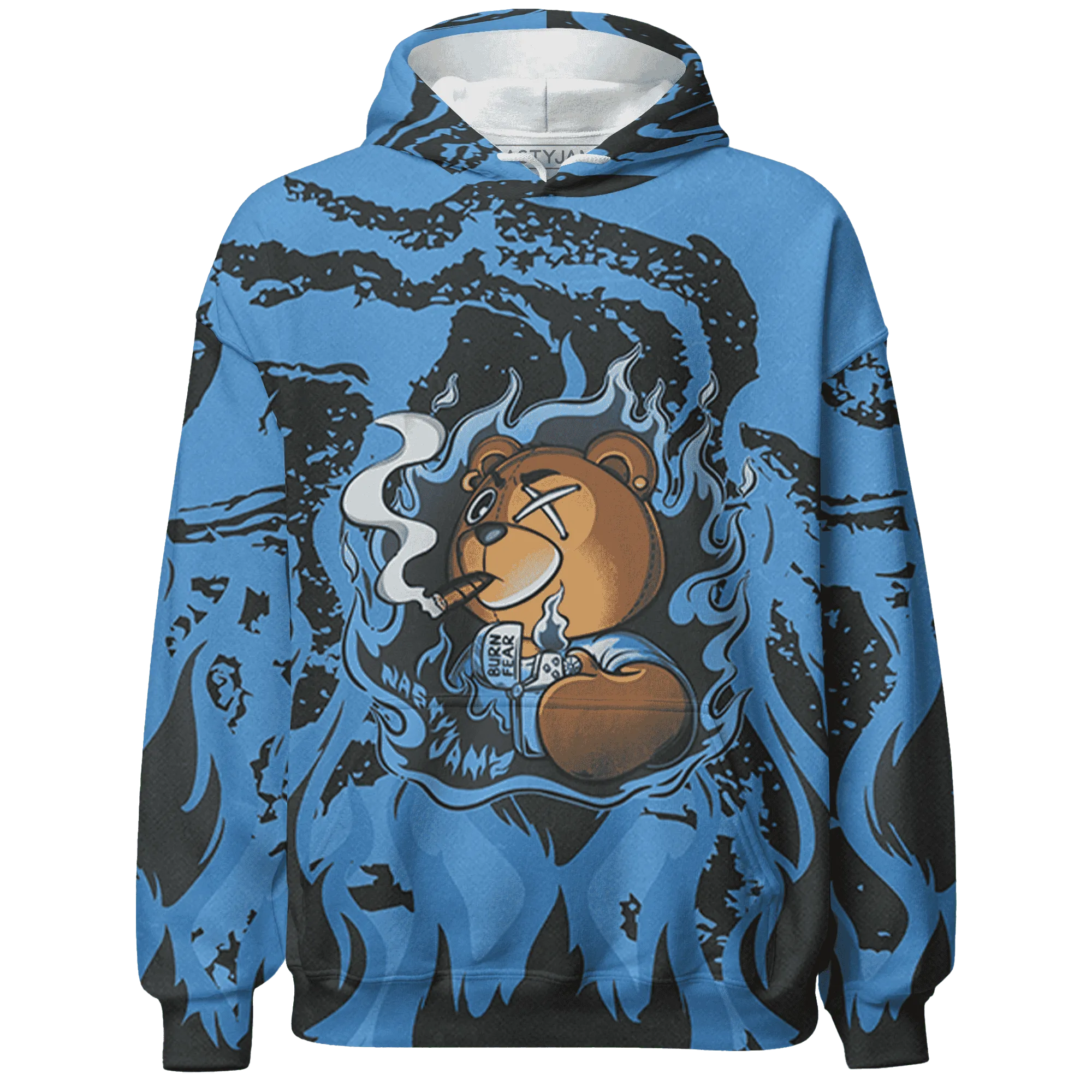 AM-Plus-Black-Univercitii-Blue-Hoodie-Match-BER-Burn-Fear-3D