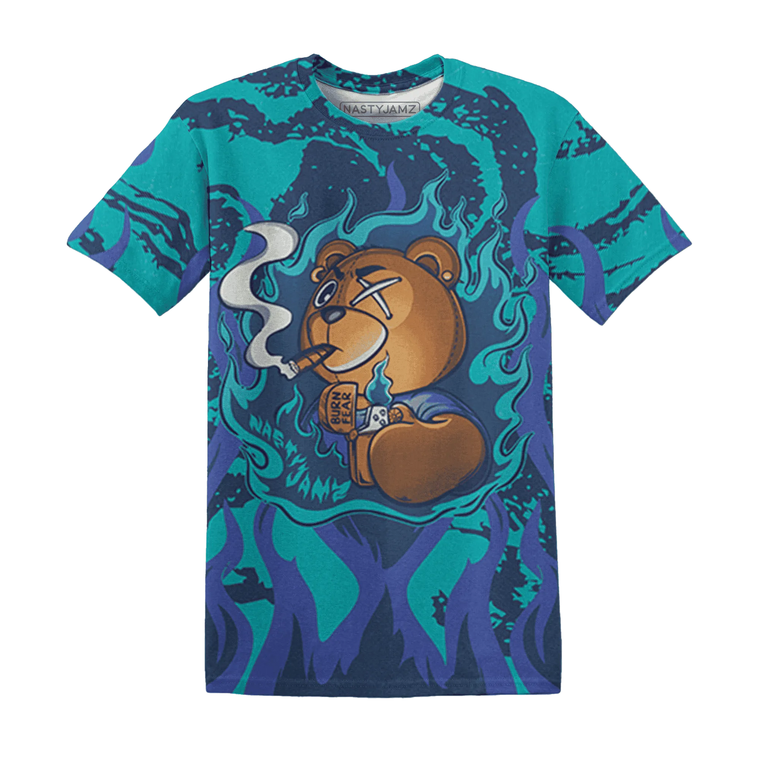 AM-Plus-Drift-Midnight-Navy-Total-Orange-Dusty-Cactus-T-Shirt-Match-BER-Burn-Fear-3D