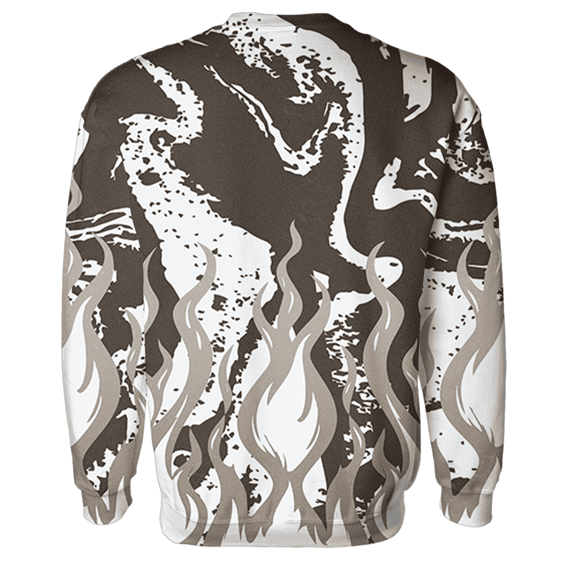 Dunk Low Baroque Brown Sweatshirt Match BER Burn Fear 3D All-Over Print - NastyJamz