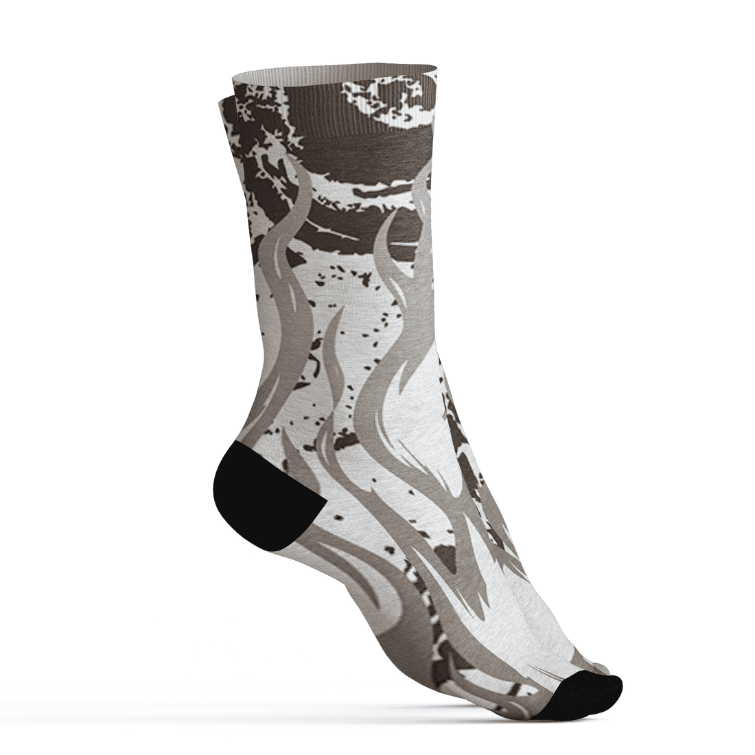 Dunk Low Baroque Brown Socks Match BER Burn Fear 3D All-Over Print - NastyJamz