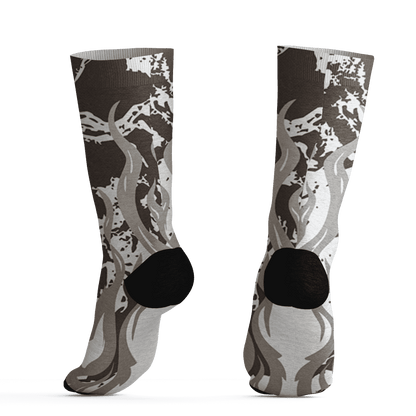 Dunk Low Baroque Brown Socks Match BER Burn Fear 3D All-Over Print - NastyJamz