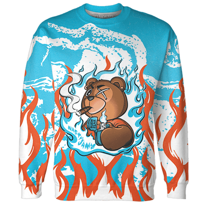 Dunk Low Dolphins Sweatshirt Match BER Burn Fear 3D All-Over Print - NastyJamz