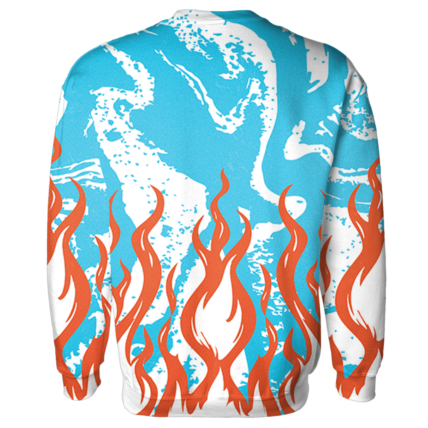 Dunk Low Dolphins Sweatshirt Match BER Burn Fear 3D All-Over Print - NastyJamz