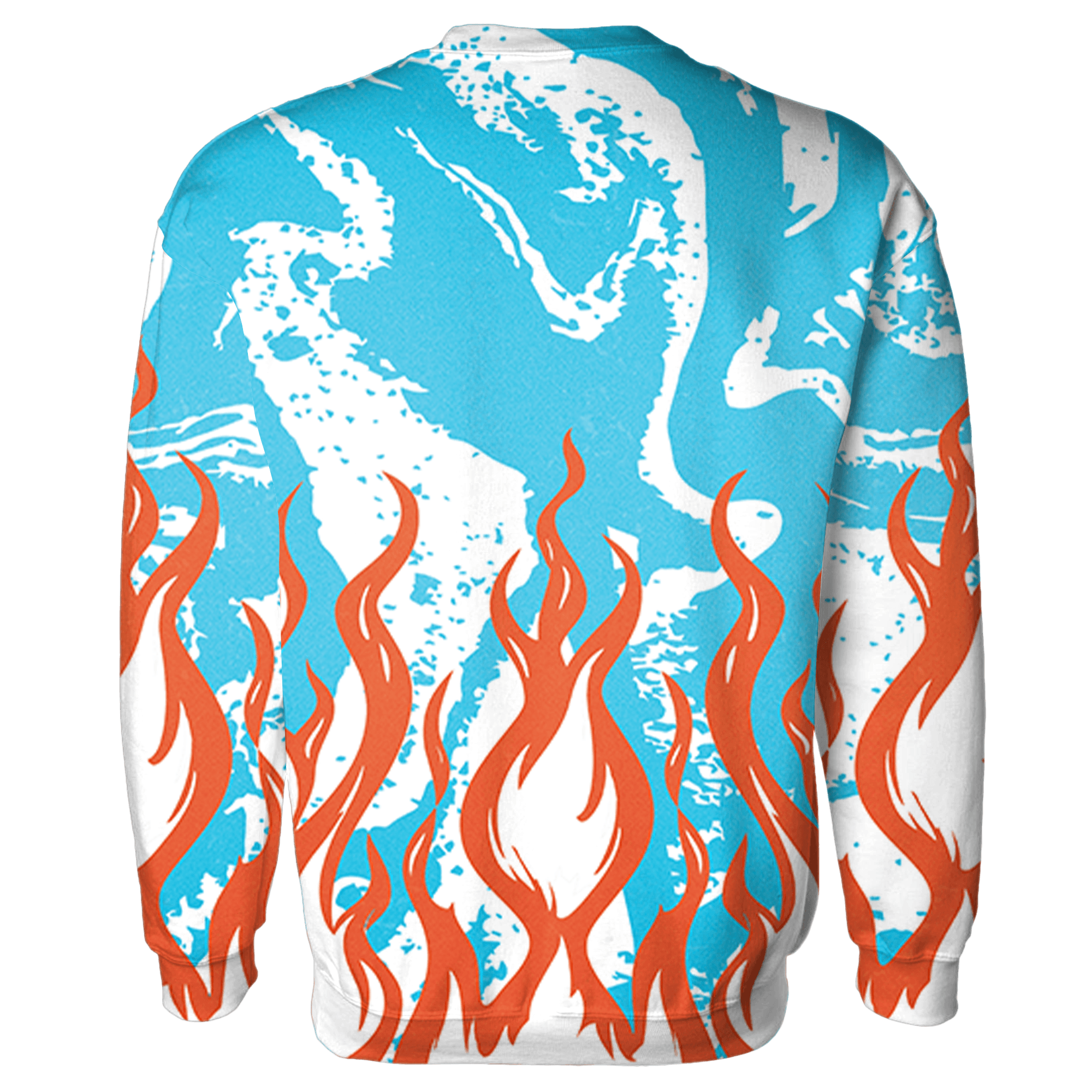 Dunk Low Dolphins Sweatshirt Match BER Burn Fear 3D All-Over Print - NastyJamz