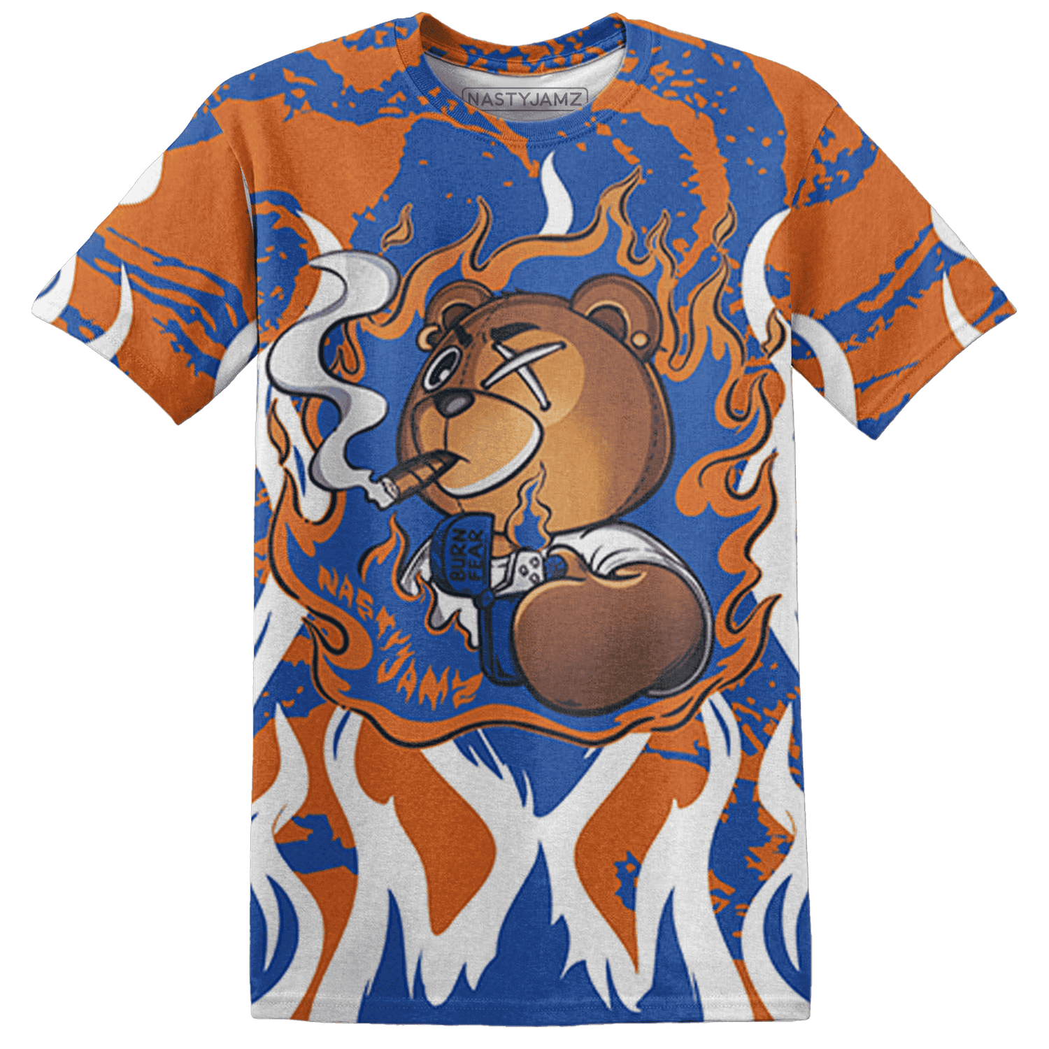 Dunk Low Knicks T Shirt Match BER Burn Fear 3D All-Over Print - NastyJamz