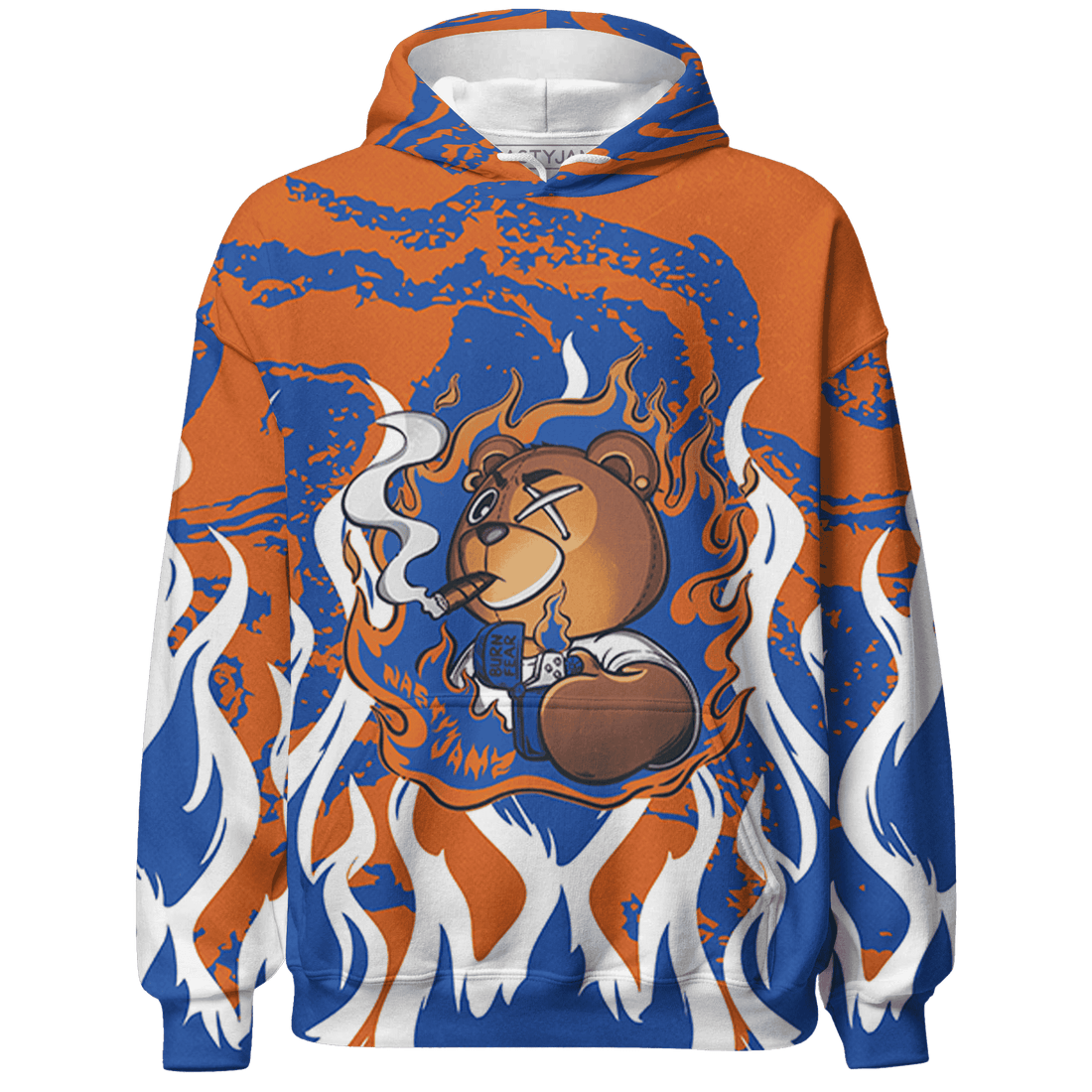 Dunk Low Knicks Hoodie Match BER Burn Fear 3D All-Over Print - NastyJamz