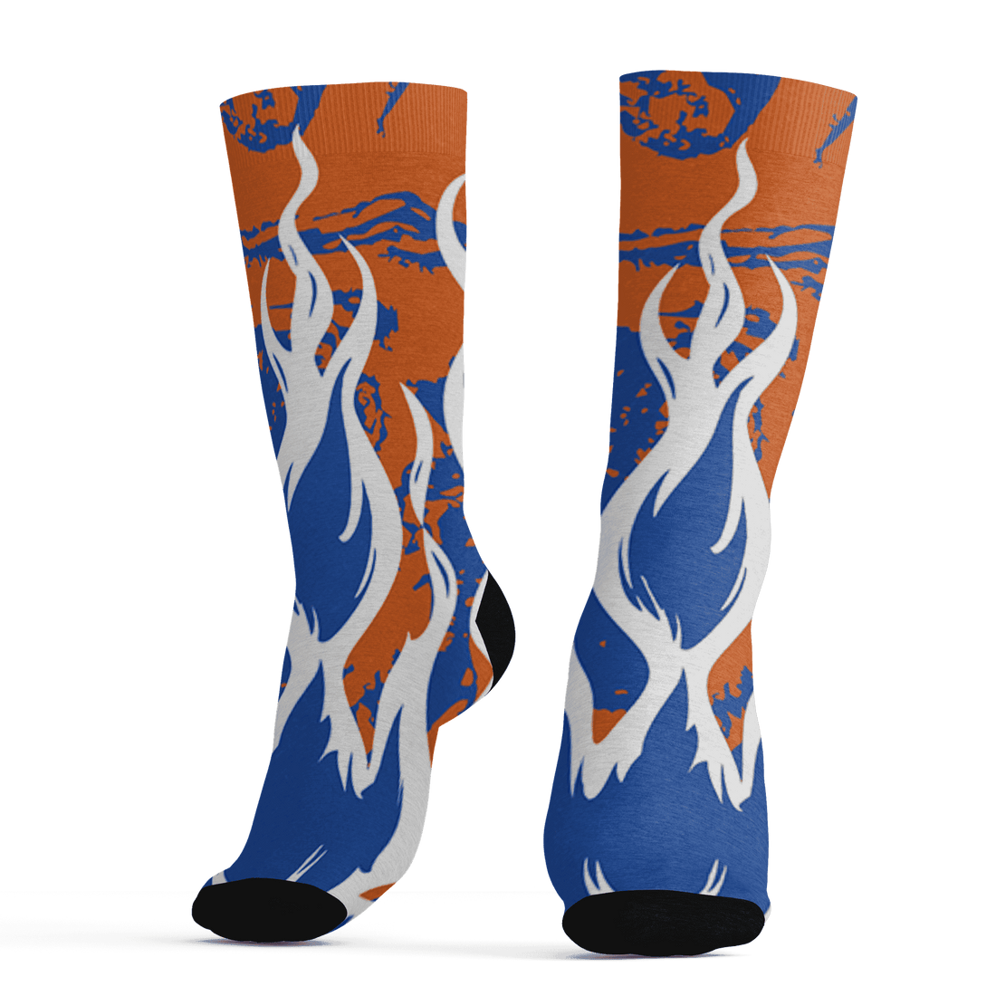 Dunk Low Knicks Socks Match BER Burn Fear 3D All-Over Print - NastyJamz