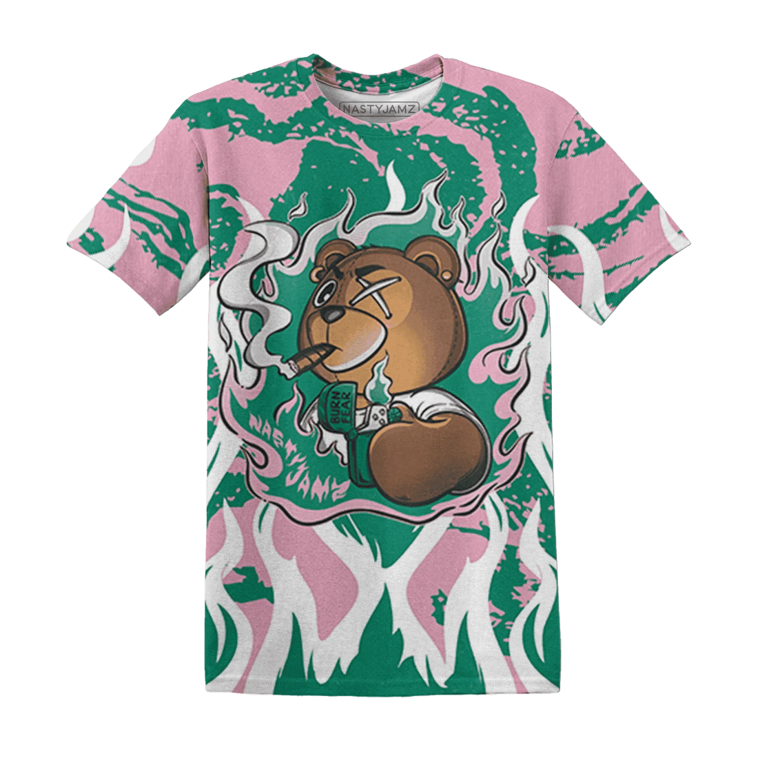 Dunk-Pink-Malachite-Medium-Soft-Low-Sail-T-Shirt-Match-BER-Burn-Fear-3D