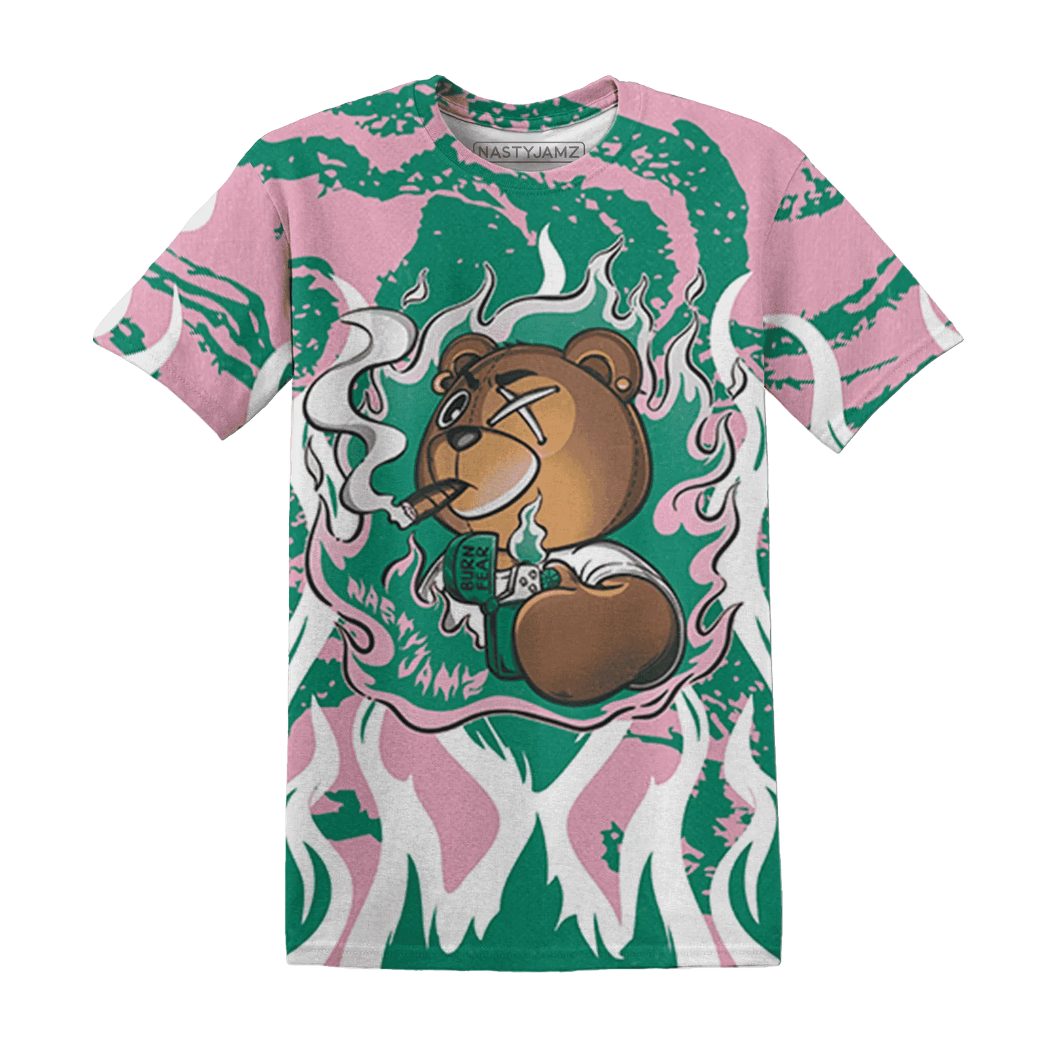 Dunk-Pink-Malachite-Medium-Soft-Low-Sail-T-Shirt-Match-BER-Burn-Fear-3D