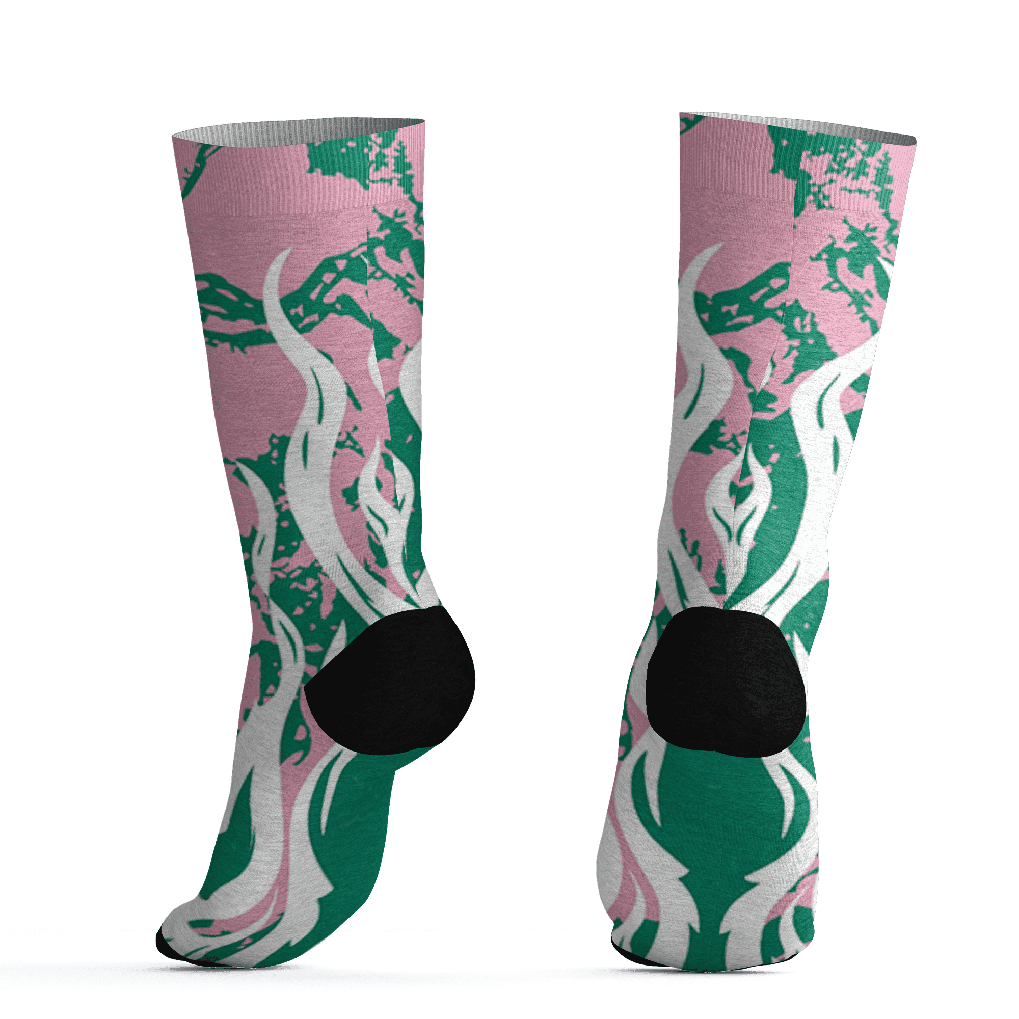 Dunk-Pink-Malachite-Medium-Soft-Low-Sail-Socks-Match-BER-Burn-Fear-3D