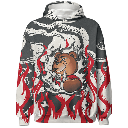 JD Jumman Jack Red Hoodie Match BER Burn Fear 3D All-Over Print - NastyJamz