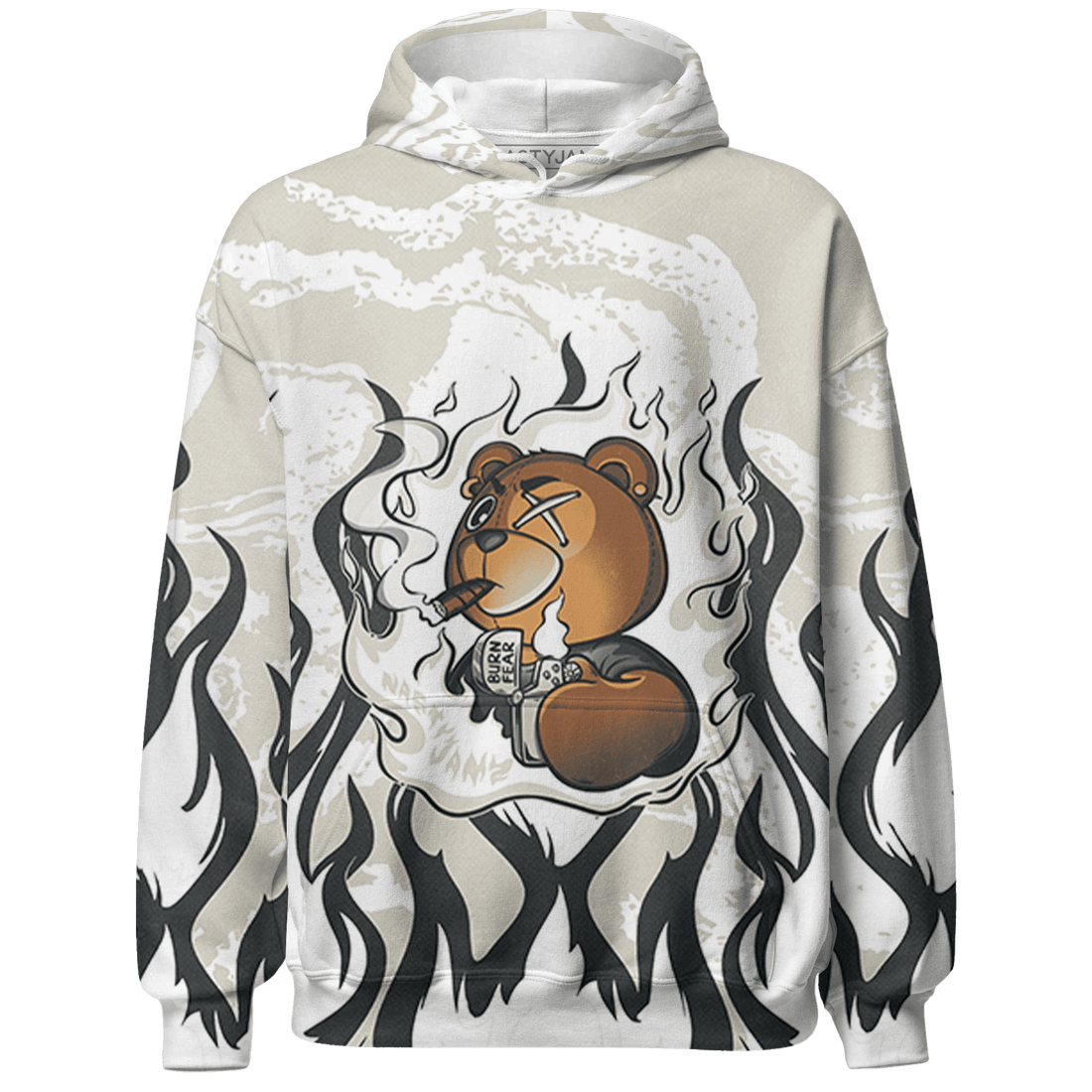 Gratitude 11s Hoodie Match BER Burn Fear 3D All-Over Print - NastyJamz