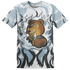 Blue Grey 13s T Shirt Match BER Burn Fear 3D All-Over Print - NastyJamz