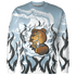 Blue Grey 13s Sweatshirt Match BER Burn Fear 3D All-Over Print - NastyJamz
