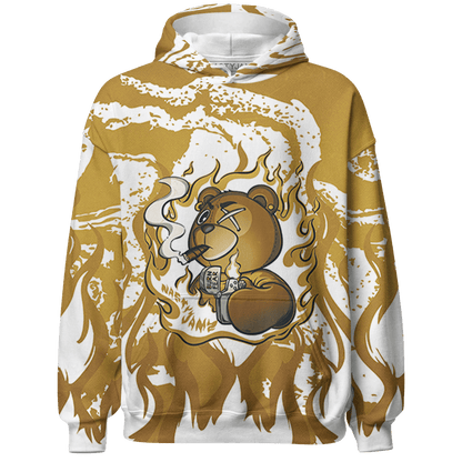 Wheat 13s Hoodie Match BER Burn Fear 3D All-Over Print - NastyJamz