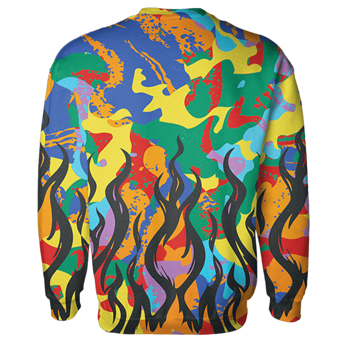 Mid GS Six Championships 1s Sweatshirt Match BER Burn Fear 3D All-Over Print - NastyJamz