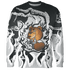 Retro High OG Black White 1s Sweatshirt Match BER Burn Fear 3D All-Over Print - NastyJamz