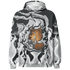 Retro High OG Black White 1s Hoodie Match BER Burn Fear 3D All-Over Print - NastyJamz