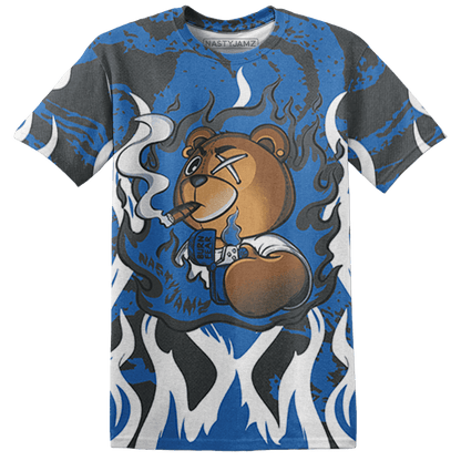 Royal Reimagined 1s T Shirt Match BER Burn Fear 3D All-Over Print - NastyJamz